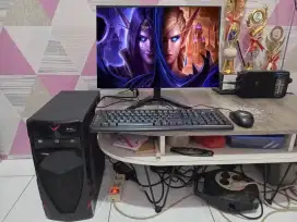 PC GAMING DESIGN + LCD + RAM 8 GB + VGA 1 GB + HD 500 GB + GAMES APP