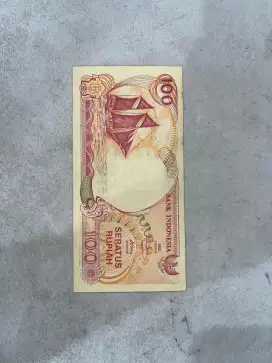 Uang Kertas 100 Rupiah th 1992 Kolektor