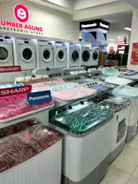 Mesin cuci 2 tabunga BISA Dicicil dp mulai 0%