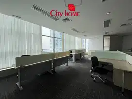 Disewakan Ruang Kantor APL Tower Luas 166,7 m2 Furnished
