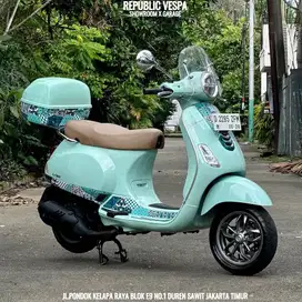 Piaggio Vespa Lx Iget Batik Series 125 Th 2022 WARNA HIJAU LIKE NEW