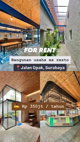 Komersial Area Mewah Opak Raya Darmo Ex Cafe Bagus Strategis Surabaya