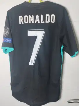 Jersey Real Madrid Away 2017/18 Nameset#7.RONALDO