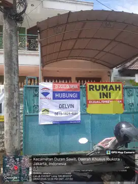 Dijual/Disewakan Rumah Mewah dalam Perumahan Pondok Bambu, JakTim