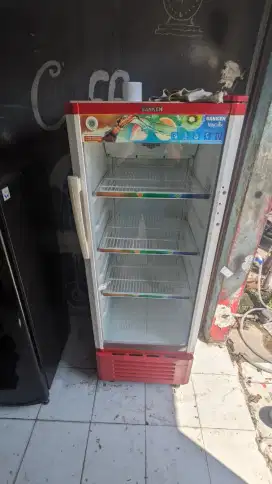 Jual bu kulkas pendingin minuman ukuran tanggung normal no kendala