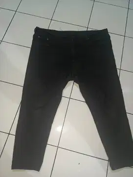 Celana Jeans Panjang Custom Bigsize Warna Biru Dongker Masih Mulus