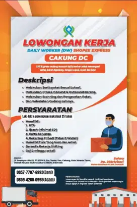 LOKER SORTIR CAKUNG DC