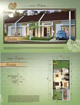 Dijual Rumah Type Fuchsia Cluster Fedora, Suvarna Sutera