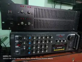 Sound sistem..Power Ampl.+Aqualizer+Mixer..