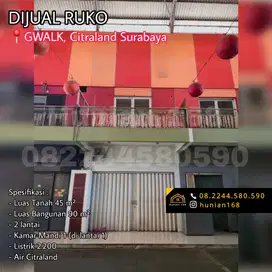 RUKO Raya Gwalk Citraland North Junction Northwest Boulevard Surabaya
