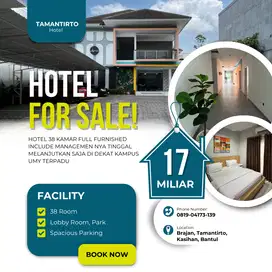Hotel For Sale DEKAT UMY – BANTING HARGA