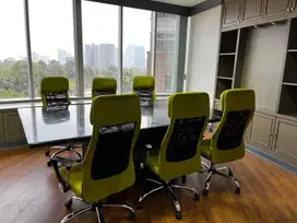 Sewa Kantor 218 m2 Semi Furnish di Menara Sudirman SCBD, Hrg Nego