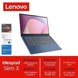 Lenovo IdeaPad Slim 3 14ABR8 Ryzen 5 5625U 16GB 512GB SSD W11 OH24