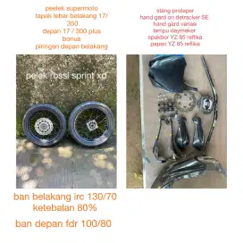 DIJUAL BAN SUPERMOTO INCLUDE BONUSS