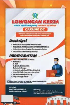 Loker Sortir DC Cakung SPX