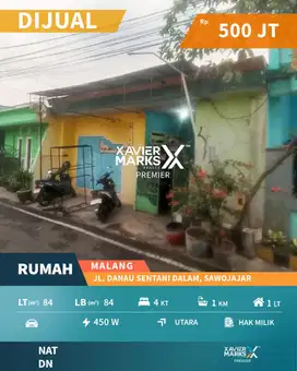 e010 Rumah 500 Juta an,Lokasi Strategis Sawojajar, Malang