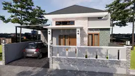 RUMAH SIAP HUNI 640JT NEGO LB50M2 DKT LAPANGAN MURANGAN SLEMAN.JK13361