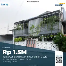 Rumah Dijual, Jl. Bambu Asri, Pondok Bambu,Duren Sawit, Jakarata Timur