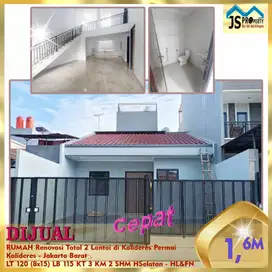 DIJUAL MURAH BARU RENOV 8 X 15 KALIDERES PERMAI JAKARTA BARAT