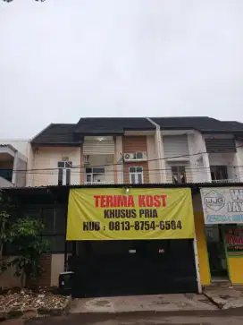 KOST KHUSUS PRIA START 1JT SIAP HUNI