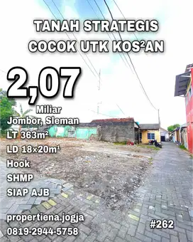 TANAH STRATEGIS COCOK UTK KOSAN DI JOMBOR-MONJALI