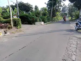 Tanah Pekarangan Strategis Dekat Jalan Raya Barat Lapas Mlati Sleman