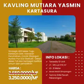 Cocok Hunian Premium Dekat Pusat Kota Solo, Bebas Design Rumah, SHM