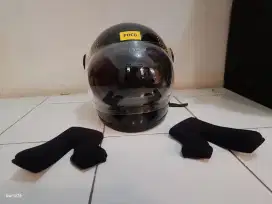 Helm retro full face FINO + kaca helm BOGO