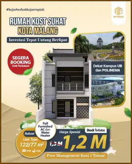 Kos Premium Dekat Kampus Polinema – Nyaman, Aman, Untung!