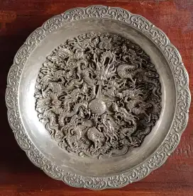 Chinese Antique collection Silver Dragon