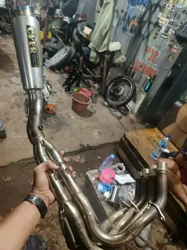 Knalpot zx250 over racing