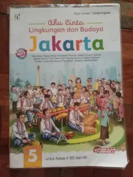 Buku Pelajaran Aku Cinta Lingkungan dan Budaya Jakarta kelas 5 SD