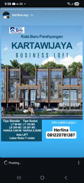 Rukan Kota Baru Parahyangan sebelah Mason Pine Hotel Good Invest