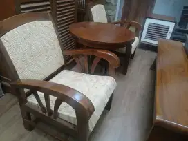 Kursi Teras Sedan Rotan Antik