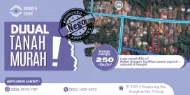 DIJUAL TANAH MURAH  (NEGO)