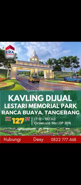 Kavling Pemakaman - Lestari Memorial Park Tangerang