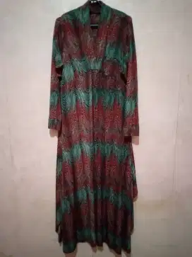 Dress corak warna warni