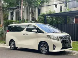 TOYOTA ALPHARD G ATPM 2015 PUTIH FULLSET