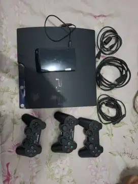 PS3 + 3 Stik + HDD Eksternal 500GB
