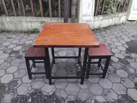 meja kursi warung cafe bekas