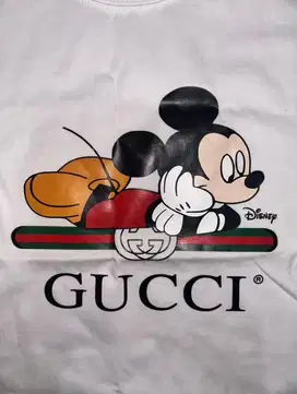 Tshirt Kaos Anak Cewek Gambar M1ck3y White (Oem)