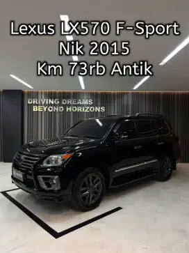 Lexus LX 570 LX570 F-Sport AT 2015 Hitam B1665WLT Km73rb