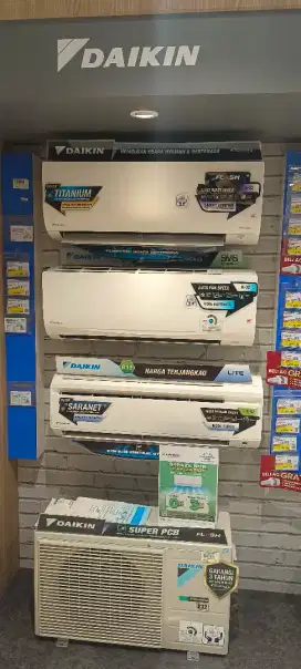 AC Daikin 1/2PK Thailand Baru (Kredit Tanpa DP)