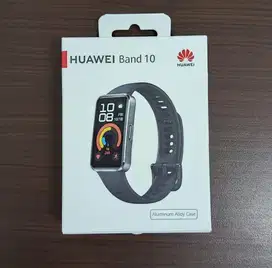 Huawei Band 10 Alumunium Alloy smartband White Putih BARU