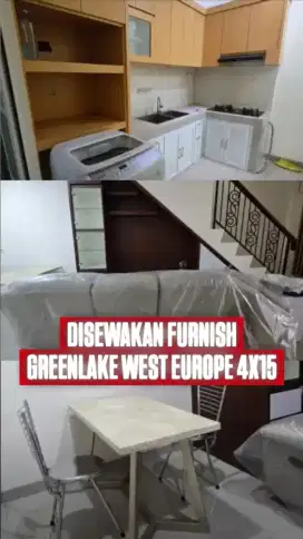 DISEWAKAN MURAH FURNISH! 4x15 Greenlake Green lake West Europe
