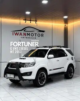 LOW KM 30 RB! AD Tangan Pertama! Fortuner G VNT DIESEL MT Tahun 2013