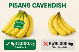 Pisang Cavendish sunpride PROMO TERMURAH