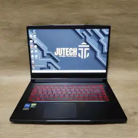 Laptop  Gaming MSI Core i7 Gen 11 Ram 16GB Dual VGA Siap pakai