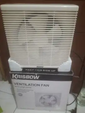 Kipas angin ventilasi hexos fan krisbow 10 inch normal nego tipis