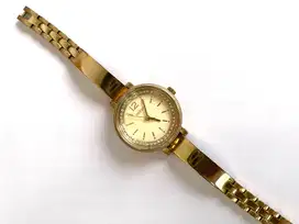 Preloved Jam Tangan Fossil Gold Stainless Steel